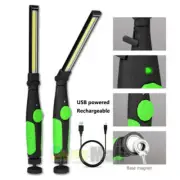 Rechargeable Multifunction 10000 Lumen LED Slim Work Light Lamp Flashlight Green