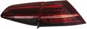 Pair Of Car Tail Light Assembly ，Compatible For Volkswagen VW Golf 7 Mk7 Golf 7.5 Mk7.5 2013-2020 LED Brake Flowing Water Flicker(2 sides Red)