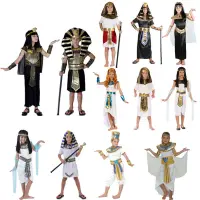 在飛比找蝦皮購物優惠-兒童節男埃及法老王子表演衣服 cosplay女童希臘埃及豔后