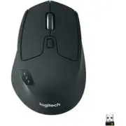 Logitech M720 Triathlon Multi-Device Wireless Mouse, Bluetooth, USB Unifying Rec