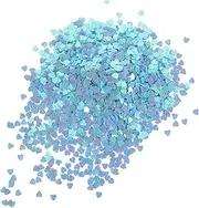 KITANDOVE 5 Sets Heart Shaped Nail Art Sequins for DIY Manicure Confetti Decorations for Valentine's Day Engagement Parties Weddings and Celebrations