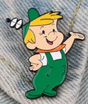 ELROY enamel pin - The Jetsons - lapel brooch metal cartoon - FREE SHIP