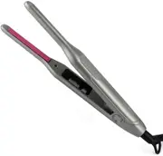 Mini Hair Curler Pencil Hair Straightener 2 in 1 Ceramic Thinnest Narrow Flat Iron with LED Display for Short Beard and Hair