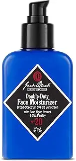 Double-Duty Face Moisturizer SPF 20 Sunscreen by Jack Black for Men - 3.3 oz Moisturizer