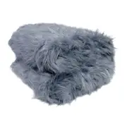Natural Tone Luxury Faux Fur Long Hair Extra Large Throw Blanket 152 x 203 cm