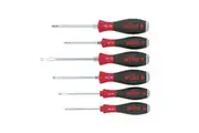 Wiha Softfinish Sl/pz Hex Blade Screwdriver Set, 6 Piece (Multi Colour) (One Size)