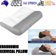 Ergonomic Cervical Pillow Contour Orthopedic Neck Pain Adjustable Bed Pillow