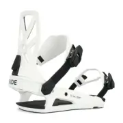 Ride C-4 Men's Snowboard Bindings, White, M