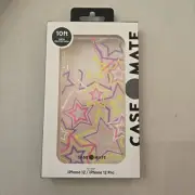Case-Mate Prints Series Hard Case for Apple iPhone 12 Pro Max - Neon Stars New