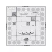 Creative Grid Ruler Log Cabin Trim Tool 8 1/2IN SQ CGRJAW1