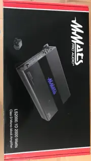 Mmats LS2000.1d super classD monoblock amplifier 1ohm bass knob best 2000watts