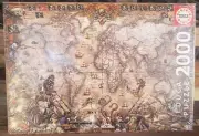 Educa Jigsaw Puzzle 2000 Pieces Pirates Maps 96x68 cm