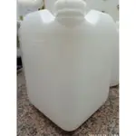 白色塑膠桶五加侖20公升方形洗衣精空桶HDPE 2號（限自取）