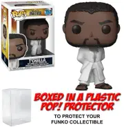 Funko POP! Marvel ~ T'CHALLA (WHITE ROBES)(#352) BLACK PANTHER w/Protector Case