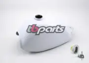 Honda Z50 Z 50 K3-78 Gas Fuel Tank W/Cap & Valve White TB Parts TBW0844