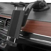 Cuxwill Tablet Mount Car Dashboard Holder for 4-13" Ipad Phone, Truck Dash Holder with Strong Suction Cup for for Ipad Pro 12.9 10.5 9.7, Ipad Air Mini, Samsung Galaxy Tab, Kindle Fire HD, Iphone