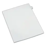 Avery 82202 10-Tab "4" Legal Exhibit Side Tab Index Dividers - White (25/PK) New
