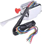 12V Universal Street Hot Rod Turn Signal Switch Chrome Mount Clamps - Suitable for Many Vehicles