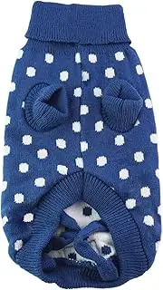Dan & Sam Jumper 50cm - Navy Dream - Lightweight, Breathable, Cozy Dog Sweater - All-Season Wear, Stretch Fit Design, Machine Washable - Ideal for Keeping Your Pet Warm Indoors and Outdoors