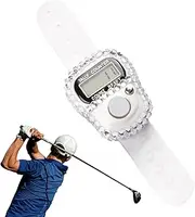 Electronic Finger Tally Counter Clicker - LCD Screen Digital Display Lap Counter - Resettable Number Tracking Record Ring for Knitting Row Accessories, Golf Goods