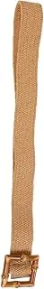[Ipetboom] Braided Elastic Straw Belt for Women Comfortable Woven Waist Belt with Wooden Buckle Versatile for Dresses and Casual Outfits Summer Accessory