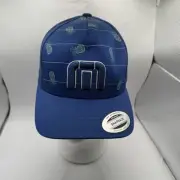 Travis Mathew Big Bend Tour Hat Royal Blue OSFA Cotton Polyester Adjustable.