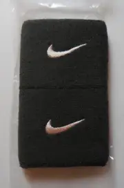 Nike Swoosh Tennis Wristbands Sequoia/Washed Coral 1 Pair
