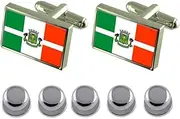 [Select Gifts] Shirt Dress Studs Osasco City Sao Paulo State Flag Cufflinks