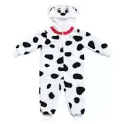 Disney Store 101 Dalmatians Patch Dog Costume Pajamas Kids PJs Plush Sleeper NEW