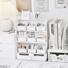 White Small Objects Storage Box 11-grid Cosmetics Organizing Box Classroom