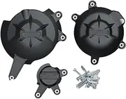 Engine Guard Motorcycle Engine Protection Cover Fit for Kawasaki Vulcan S 650 2015-2024 Guard Bumper(One Set-BK)
