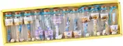 Zerodeko 12PCS Mini Glass Wish Bottles with Cork Stoppers DIY Message Jars for Wedding Party Favors Craft Decor and Unique Clear Tiny Vials for Potpourri Petals and Charms