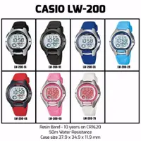 在飛比找蝦皮購物優惠-全新 CASIO 多功能造型運動女錶 LW-200//7色可