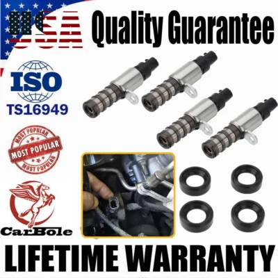4 Camshaft Timing Solenoid Valve VCT VVT For Ford F-150 Lincoln 3.5L 5.0L 17-24 (for: Ford)