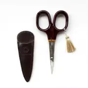Fine Small Scissors Urushi Tamenuri Lacquered Finish Cohana Japan