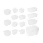 15 Piece Food Container Set Freezer Microwave safe BPA free