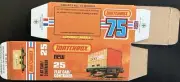 Matchbox Superfast #28 Flat Car Container ‘77-‘82 Type L Repro Box