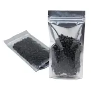 500Pcs Stand Up Clear Front for Zip Resealable Lock Aluminum Mylar Foil Plast...