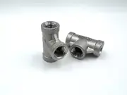 2 PACK STAINLESS STEEL TEE 1/8" NPT PIPE FITTING SP114 Class 150