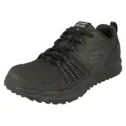 Mens Skechers Walking Shoes Escape Plan 51591 Black UK 8