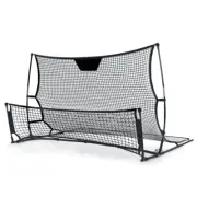 NNEDSZ Portable Soccer Rebounder Net Volley Training Football Goal Trainer XL