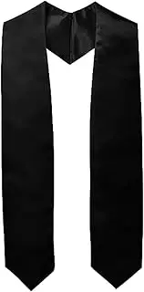 [Nuyhgtr] Adult Plain Graduation Stole, Graduation Shawl Stole, Graduation Shawl Stole, 72 Inch Long Unisex Adult Plain Graduation Stole, Stole Sash for Academic, Plain Graduation Stole, Adult Plain Graduation