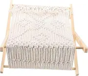 Luxshiny Boho Cotton Rope Magazine Holder Stylish File Organizer for Newspapers Books Photos Nordic Design Storage Basket Space Saving Decor for Home Nursery