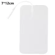4 Extra Large Electrode Pads Replacement Patches 7x12 cm for Tens Units Reusable
