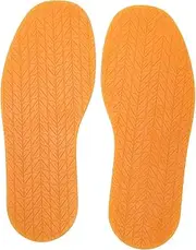 [BROLEO] Durable Rubber Shoe Sole Repair Sheets with Easy Cut, Noise Reduction for Indoor Activities, Anti Slip, 12.7 X 4.9in (Yellow)