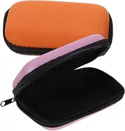 DOITOOL 2-Pack Hard Drive Case Portable Case Hard Drive Storage Box Carrying Bag for Computer Accessories Protective Box