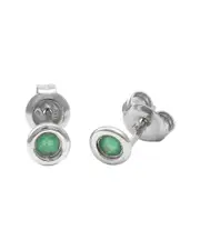 Classic 14K 0.19 ct. tw. Emerald Earrings