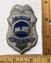 KCFD Engineer Iron On Patch Fire Department Rescue Kern County California