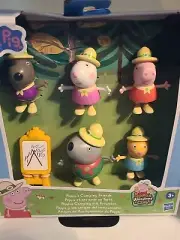 NIB Peppa Pig Peppa's Camping Friends figures Danny Dog Suzy Sheep Candy Cat New
