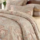 Luxurious & Elegant Hotel Collections 3Pc Gold Paisley 800-Thread-Count Bedding